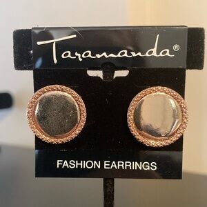 Taramanda Silver and Gold-Tone Earrings